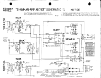 Fender Showman-AB763 - Schematic 